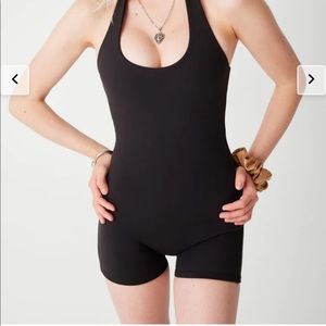 New Frankies bikinis aurora halter bodysuit